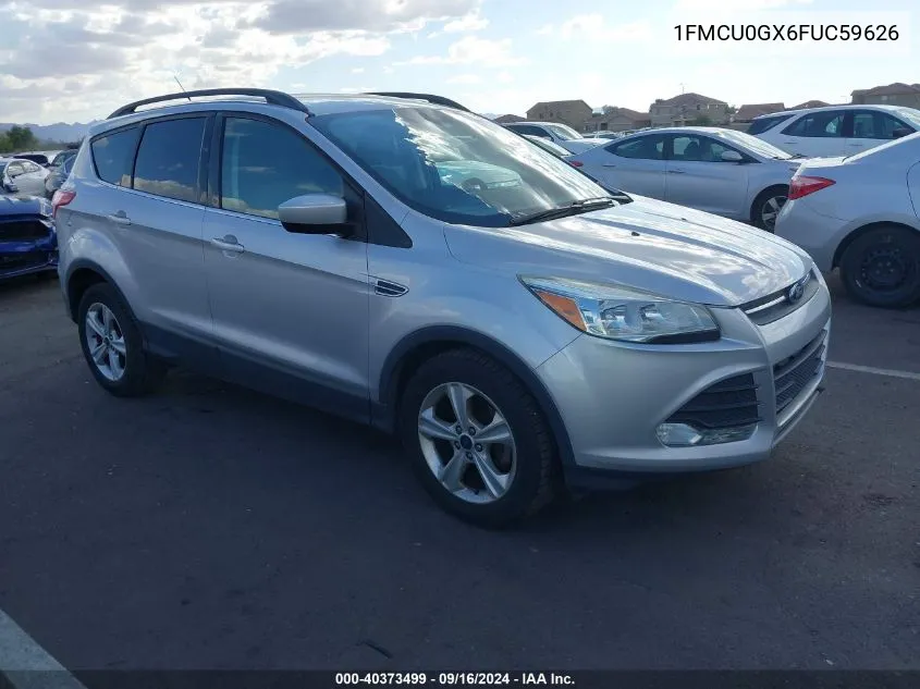 2015 Ford Escape Se VIN: 1FMCU0GX6FUC59626 Lot: 40373499