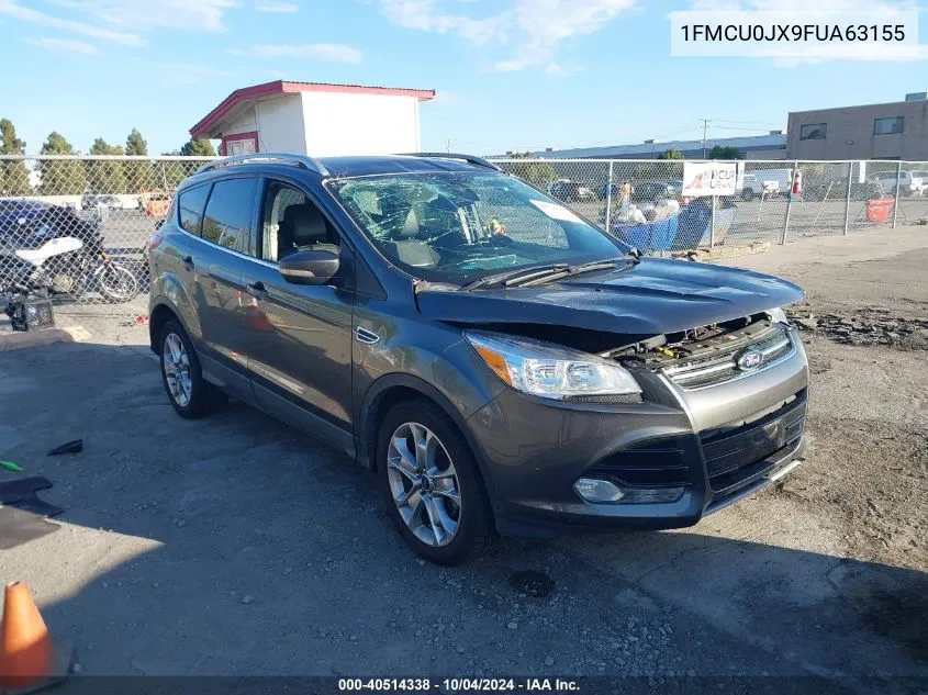 2015 Ford Escape Titanium VIN: 1FMCU0JX9FUA63155 Lot: 40514338