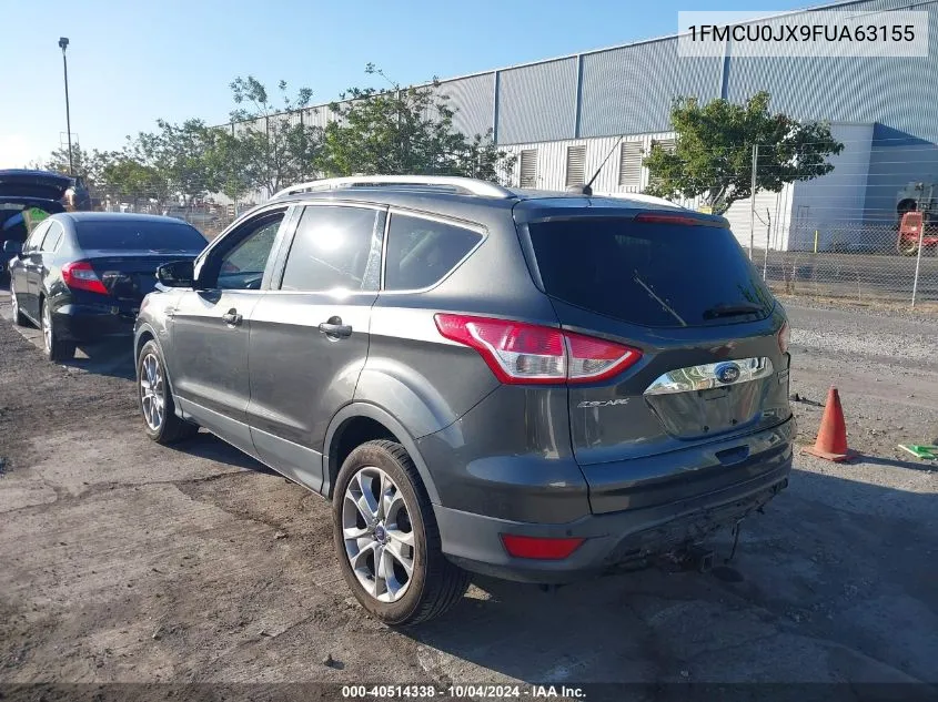 2015 Ford Escape Titanium VIN: 1FMCU0JX9FUA63155 Lot: 40514338