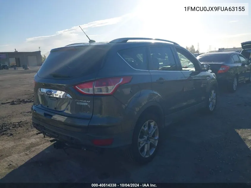 2015 Ford Escape Titanium VIN: 1FMCU0JX9FUA63155 Lot: 40514338