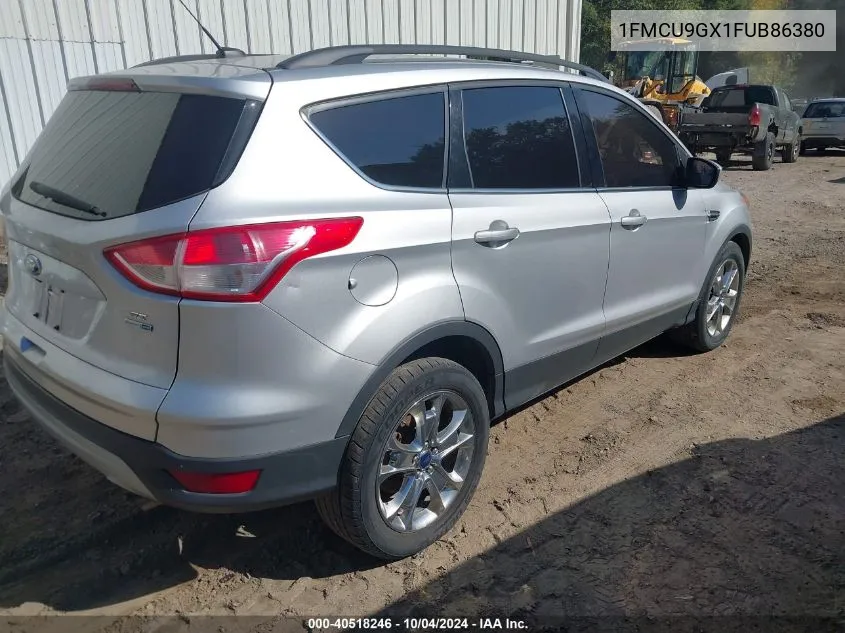 2015 Ford Escape Se VIN: 1FMCU9GX1FUB86380 Lot: 40518246