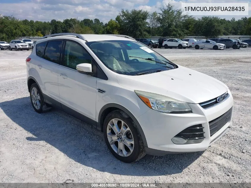 2015 Ford Escape Titanium VIN: 1FMCU0J93FUA28435 Lot: 40519098