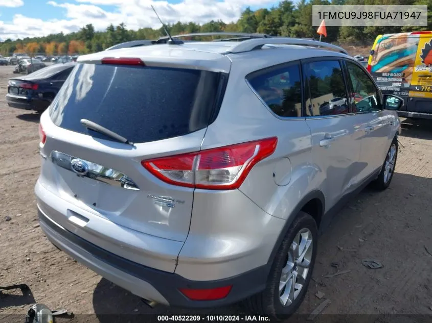 2015 Ford Escape Titanium VIN: 1FMCU9J98FUA71947 Lot: 40522209