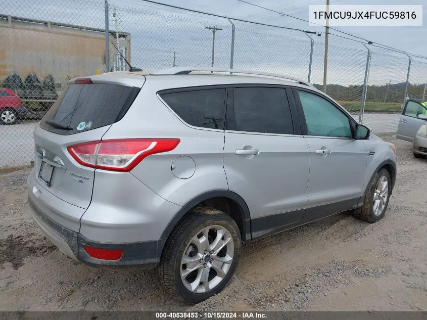 2015 Ford Escape Titanium VIN: 1FMCU9JX4FUC59816 Lot: 40538453