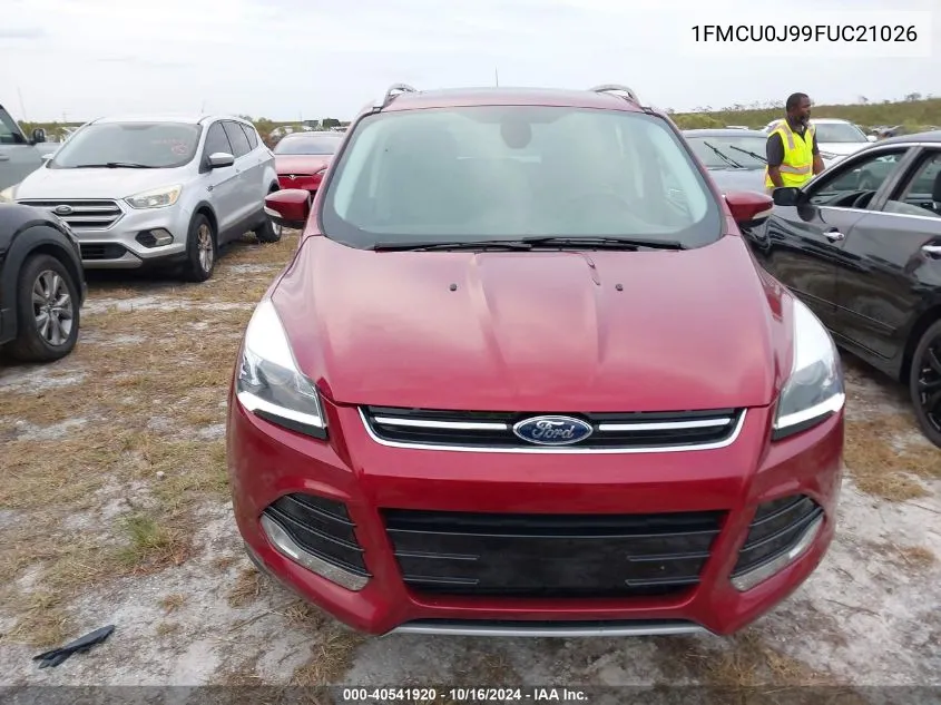 2015 Ford Escape Titanium VIN: 1FMCU0J99FUC21026 Lot: 40541920