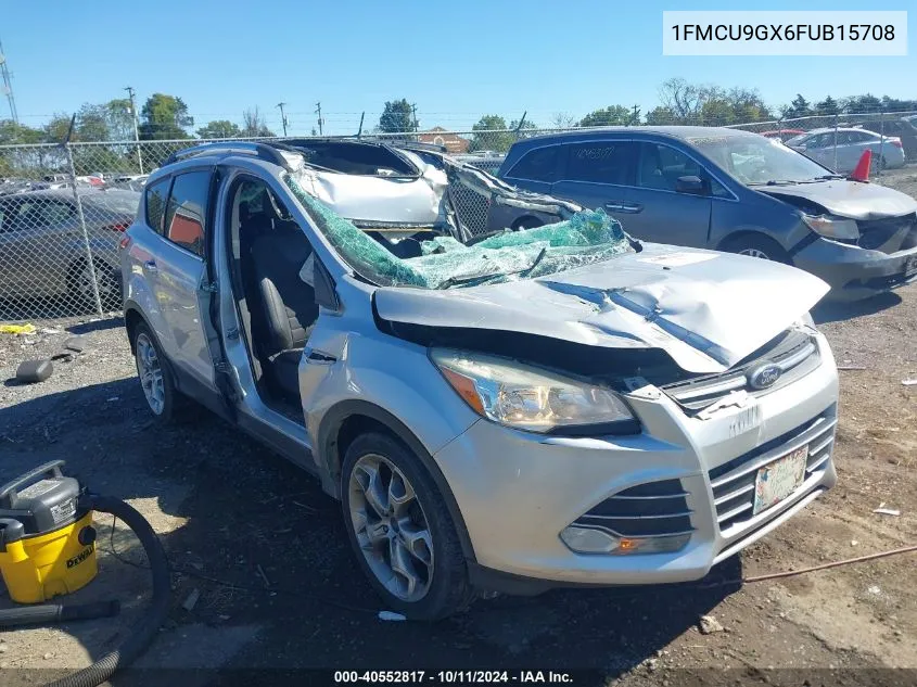 2015 Ford Escape Se VIN: 1FMCU9GX6FUB15708 Lot: 40552817