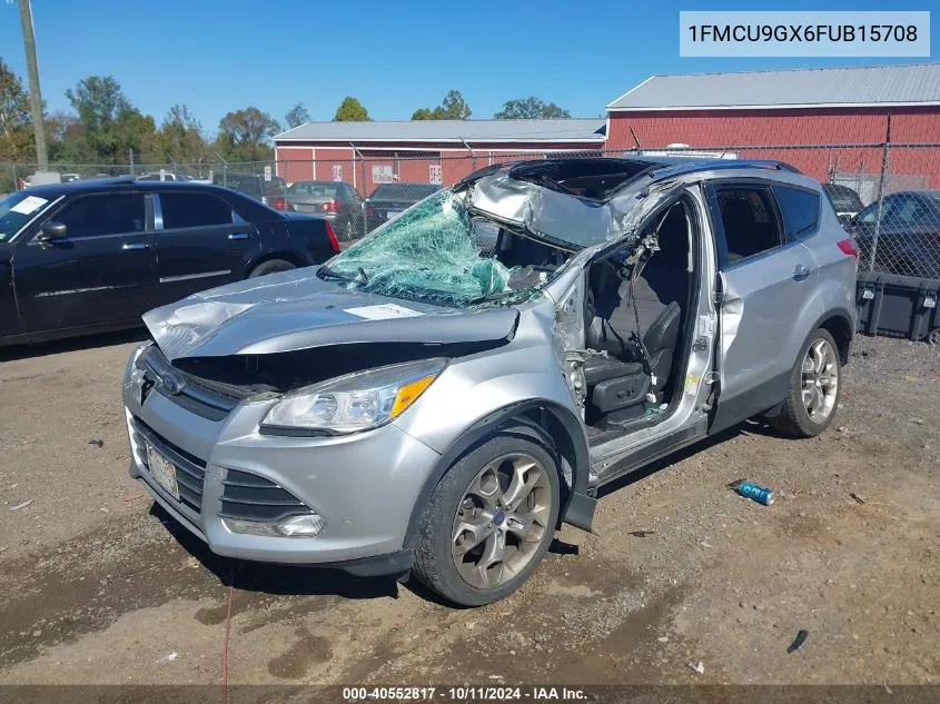 2015 Ford Escape Se VIN: 1FMCU9GX6FUB15708 Lot: 40552817