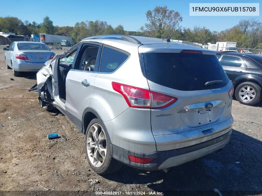 2015 Ford Escape Se VIN: 1FMCU9GX6FUB15708 Lot: 40552817