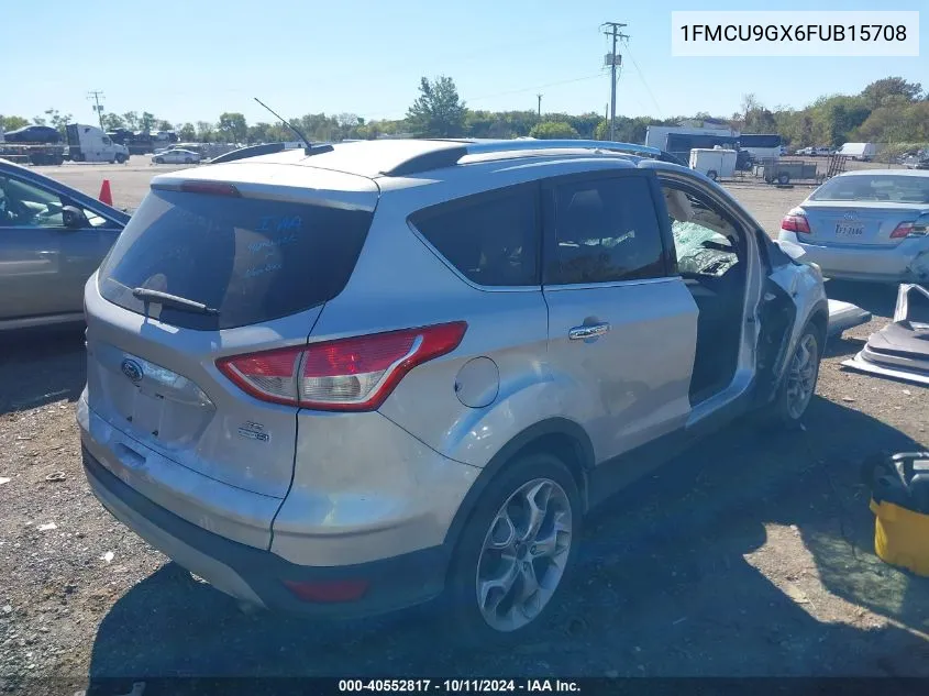 2015 Ford Escape Se VIN: 1FMCU9GX6FUB15708 Lot: 40552817