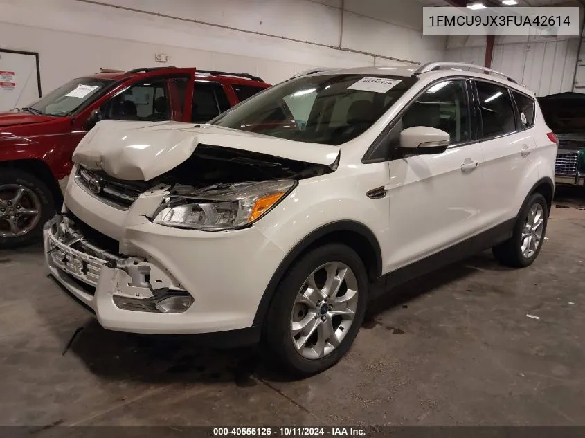 2015 Ford Escape Titanium VIN: 1FMCU9JX3FUA42614 Lot: 40555126