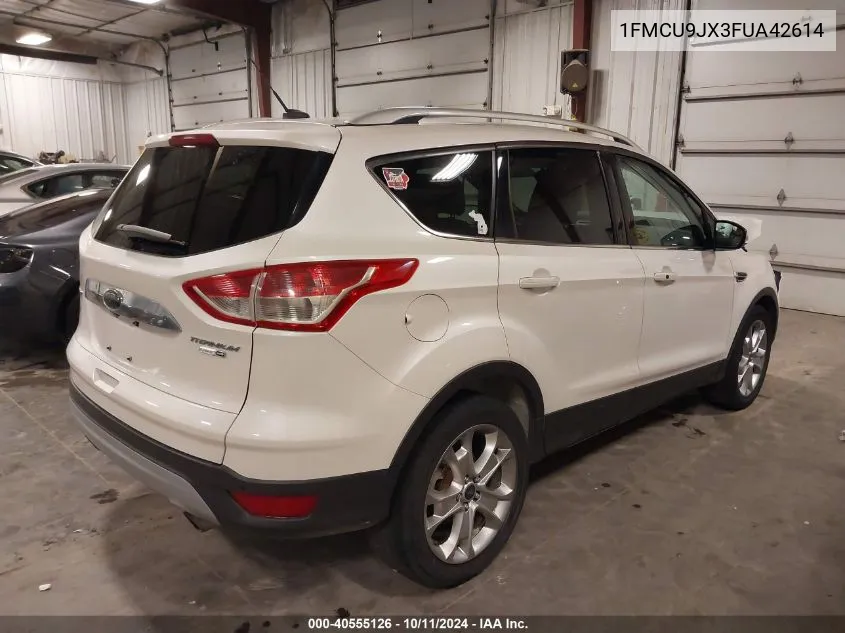 2015 Ford Escape Titanium VIN: 1FMCU9JX3FUA42614 Lot: 40555126