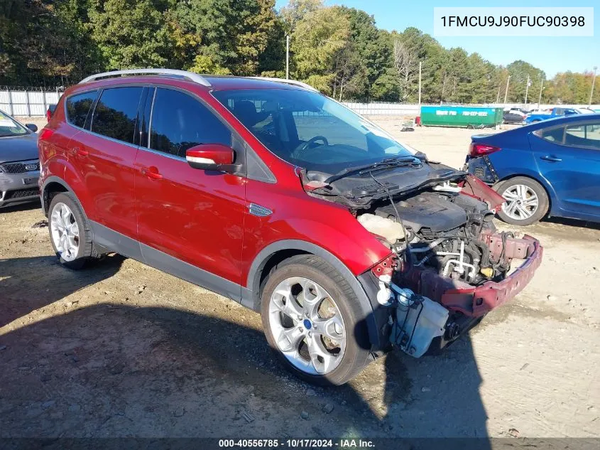 2015 Ford Escape Titanium VIN: 1FMCU9J90FUC90398 Lot: 40556785