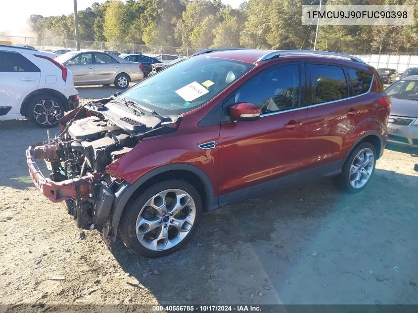 2015 Ford Escape Titanium VIN: 1FMCU9J90FUC90398 Lot: 40556785