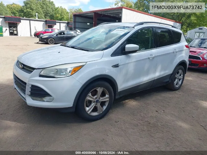 2015 Ford Escape Se VIN: 1FMCU0GX9FUA73742 Lot: 40558066