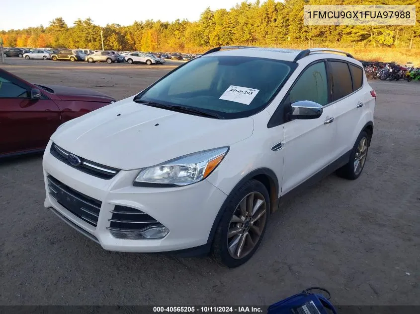 2015 Ford Escape Se VIN: 1FMCU9GX1FUA97988 Lot: 40565205