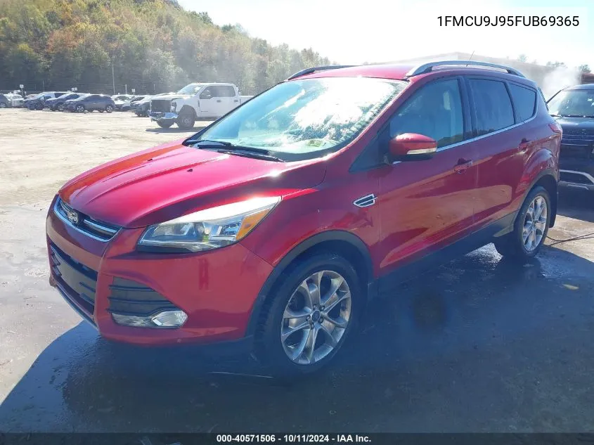 2015 Ford Escape Titanium VIN: 1FMCU9J95FUB69365 Lot: 40571506