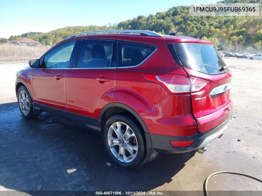 2015 Ford Escape Titanium VIN: 1FMCU9J95FUB69365 Lot: 40571506