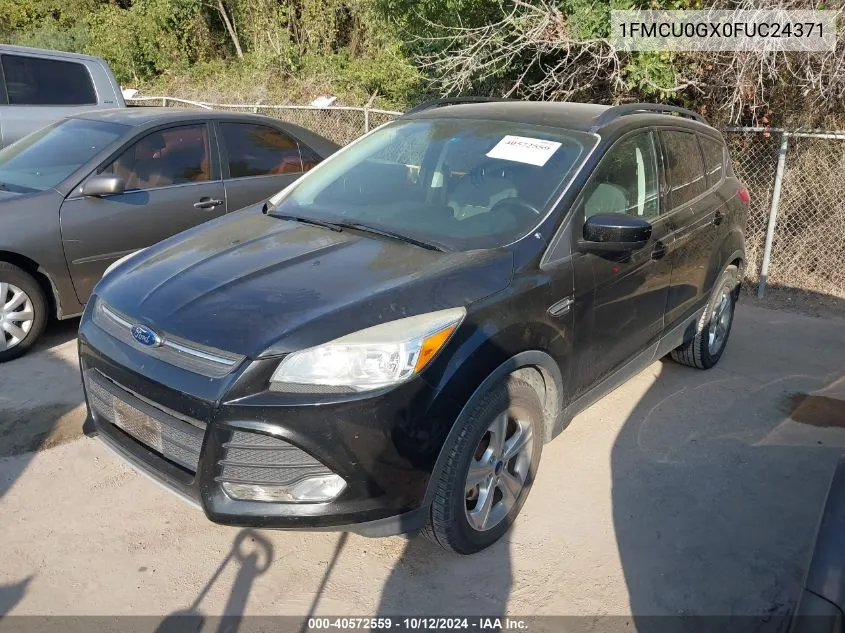 2015 Ford Escape Se VIN: 1FMCU0GX0FUC24371 Lot: 40572559