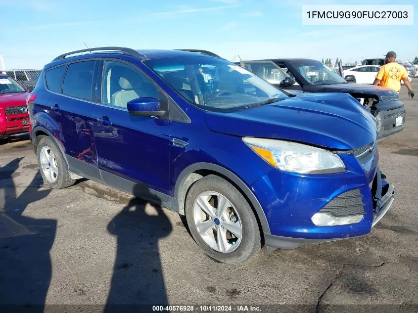 1FMCU9G90FUC27003 2015 Ford Escape Se