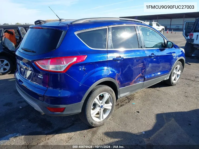 2015 Ford Escape Se VIN: 1FMCU9G90FUC27003 Lot: 40576928