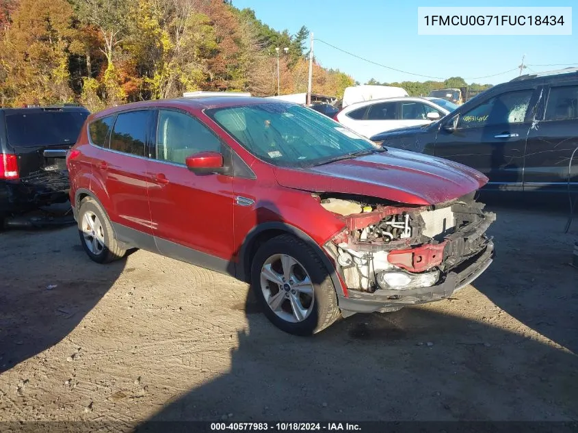 2015 Ford Escape Se VIN: 1FMCU0G71FUC18434 Lot: 40577983