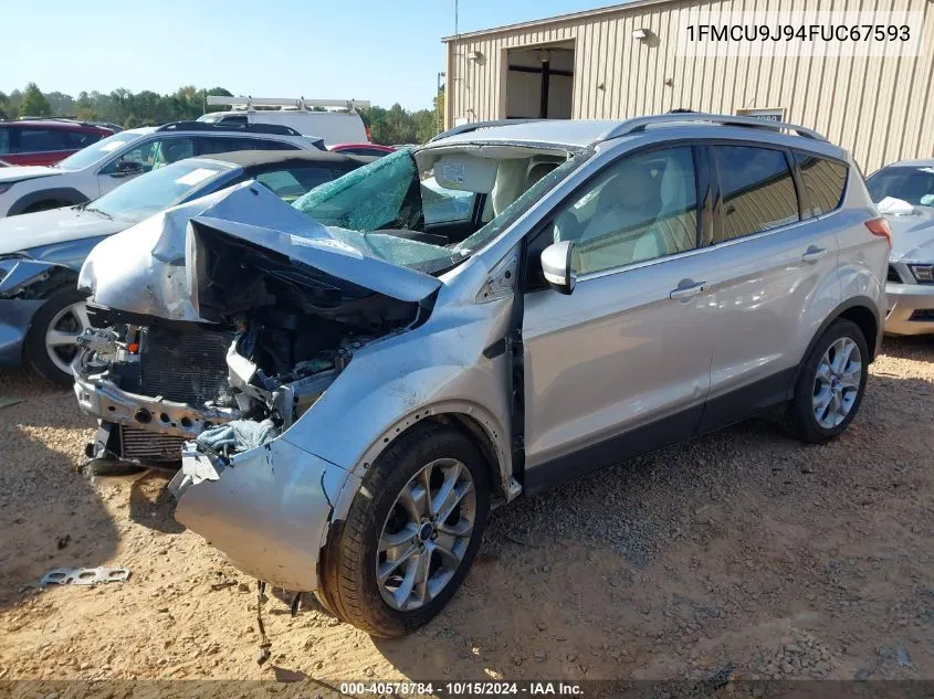 2015 Ford Escape Titanium VIN: 1FMCU9J94FUC67593 Lot: 40578784