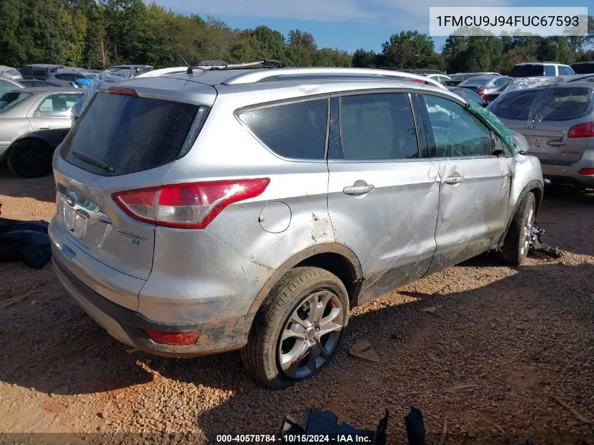 2015 Ford Escape Titanium VIN: 1FMCU9J94FUC67593 Lot: 40578784