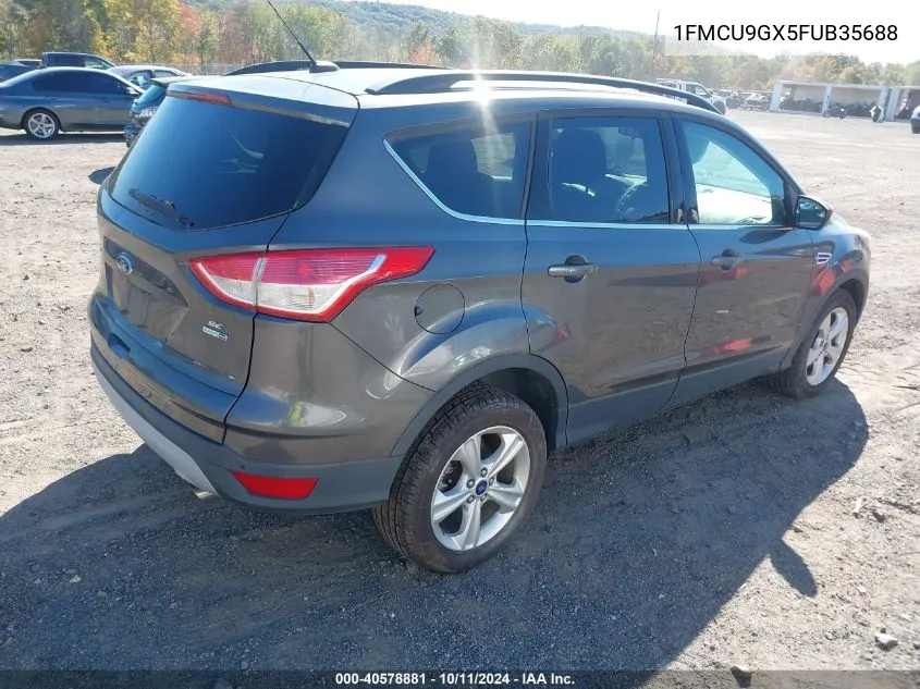 2015 Ford Escape Se VIN: 1FMCU9GX5FUB35688 Lot: 40578881