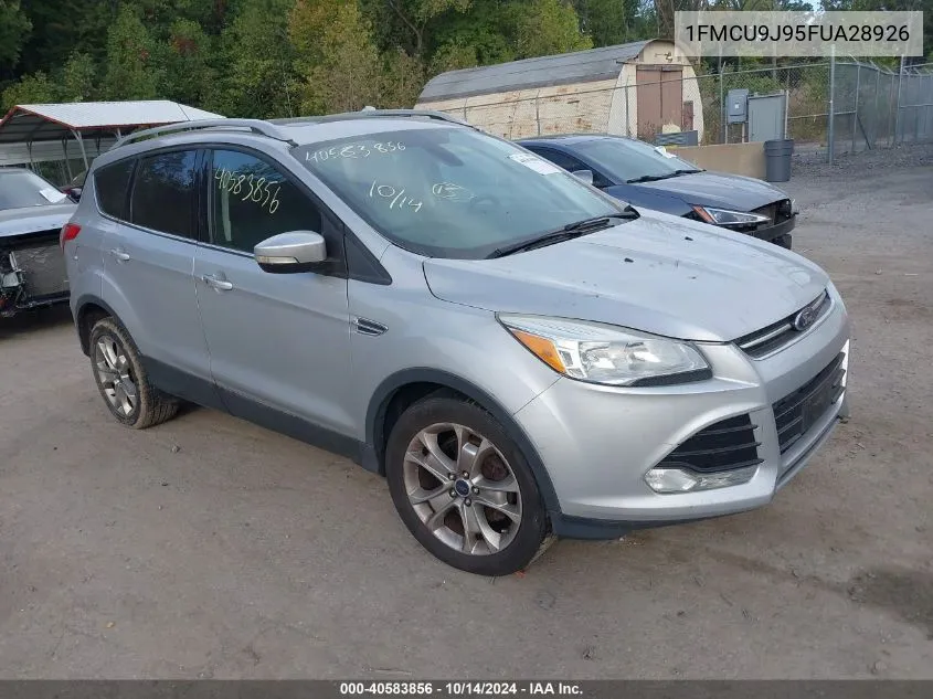 2015 Ford Escape Titanium VIN: 1FMCU9J95FUA28926 Lot: 40851284