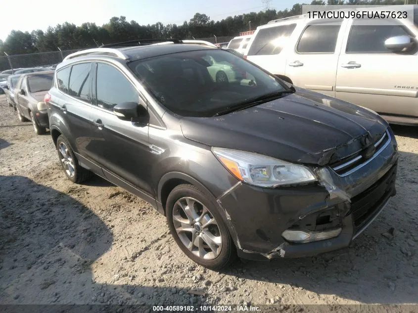 2015 Ford Escape Titanium VIN: 1FMCU0J96FUA57623 Lot: 40589182