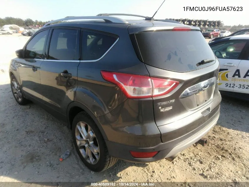 2015 Ford Escape Titanium VIN: 1FMCU0J96FUA57623 Lot: 40589182