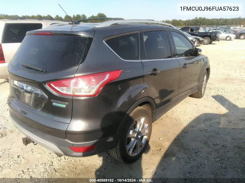 2015 Ford Escape Titanium VIN: 1FMCU0J96FUA57623 Lot: 40589182