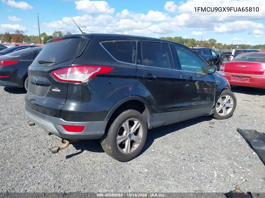 2015 Ford Escape Se VIN: 1FMCU9GX9FUA65810 Lot: 40590093