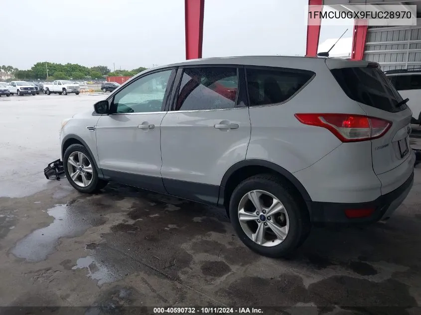 2015 Ford Escape Se VIN: 1FMCU0GX9FUC28970 Lot: 40590732