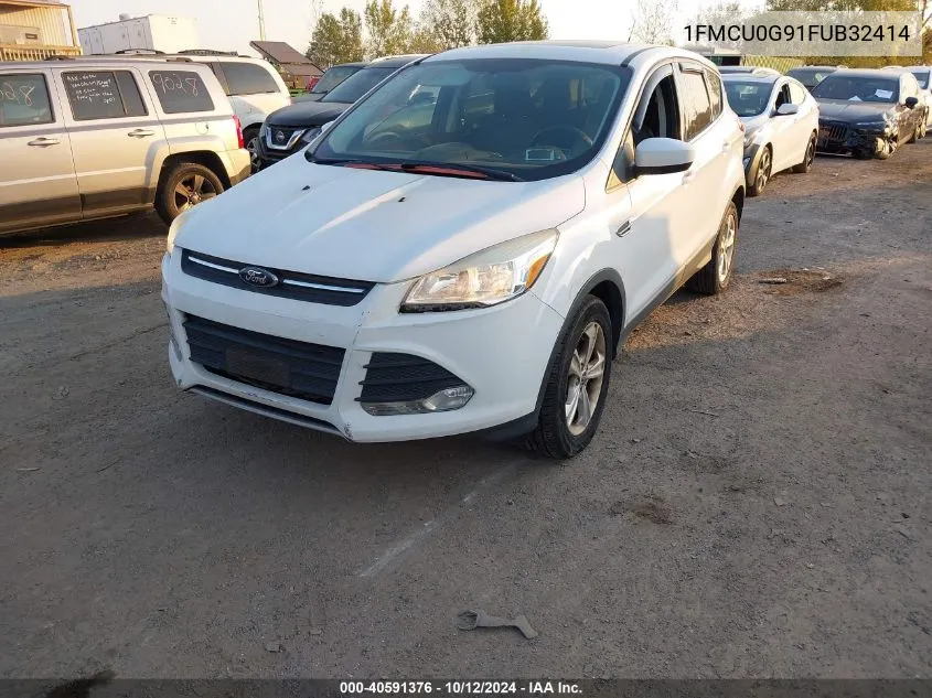 2015 Ford Escape Se VIN: 1FMCU0G91FUB32414 Lot: 40591376