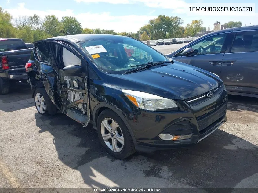 2015 Ford Escape Se VIN: 1FMCU0GX5FUC36578 Lot: 40592884