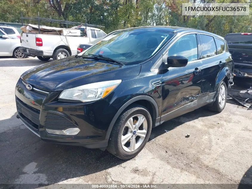 2015 Ford Escape Se VIN: 1FMCU0GX5FUC36578 Lot: 40592884