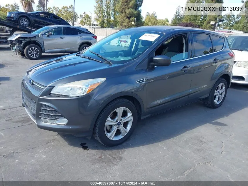 2015 Ford Escape Se VIN: 1FMCU0GXXFUC13037 Lot: 40597007