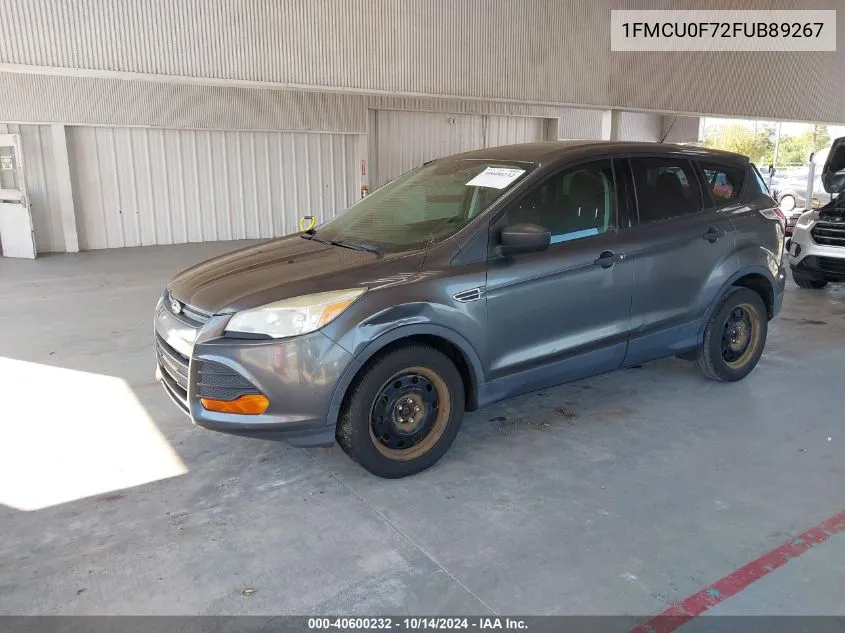 2015 Ford Escape S VIN: 1FMCU0F72FUB89267 Lot: 40600232