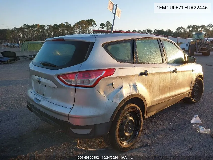 2015 Ford Escape S VIN: 1FMCU0F71FUA22446 Lot: 40600992