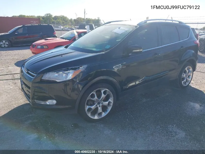 2015 Ford Escape Titanium VIN: 1FMCU0J99FUC79122 Lot: 40602235