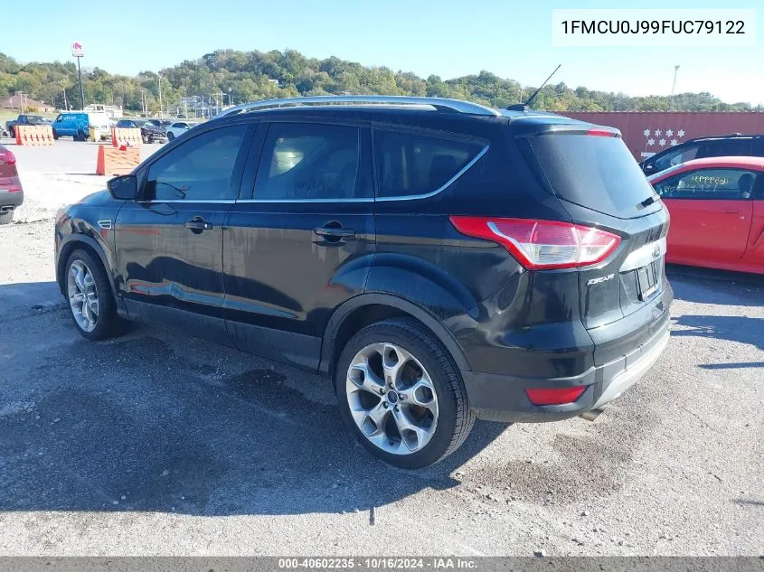 2015 Ford Escape Titanium VIN: 1FMCU0J99FUC79122 Lot: 40602235