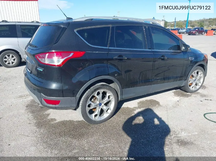 2015 Ford Escape Titanium VIN: 1FMCU0J99FUC79122 Lot: 40602235