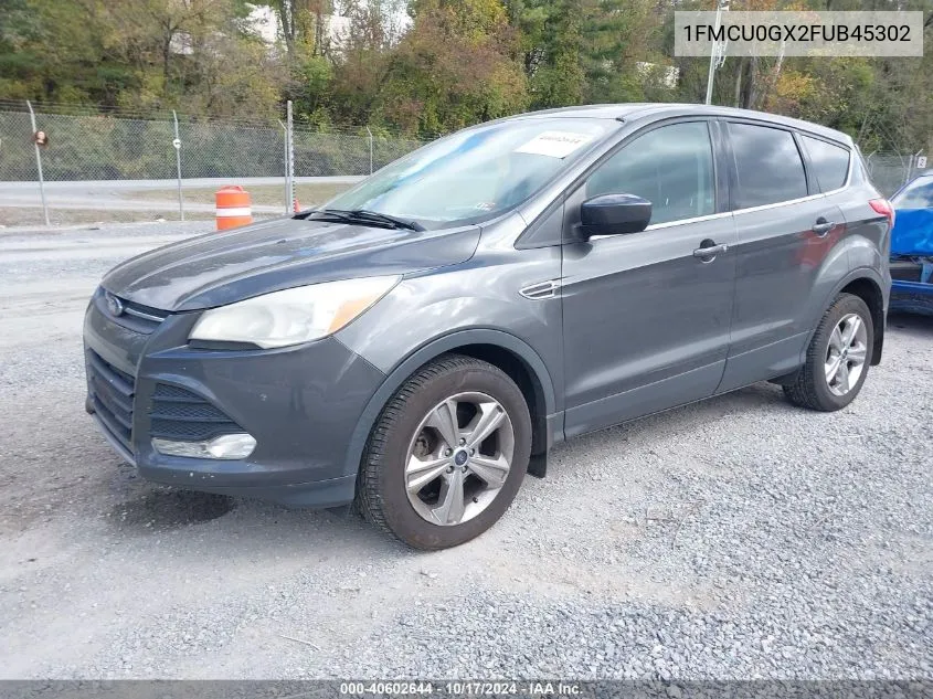 2015 Ford Escape Se VIN: 1FMCU0GX2FUB45302 Lot: 40602644