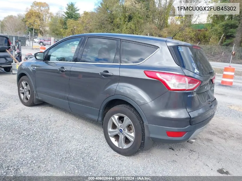 2015 Ford Escape Se VIN: 1FMCU0GX2FUB45302 Lot: 40602644