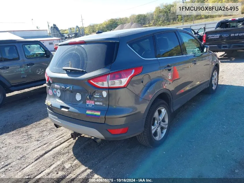 2015 Ford Escape Se VIN: 1FMCU9GX8FUA26495 Lot: 40615075