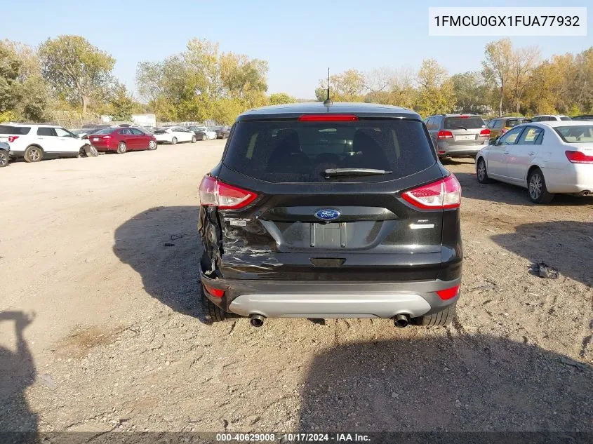 2015 Ford Escape Se VIN: 1FMCU0GX1FUA77932 Lot: 40629008