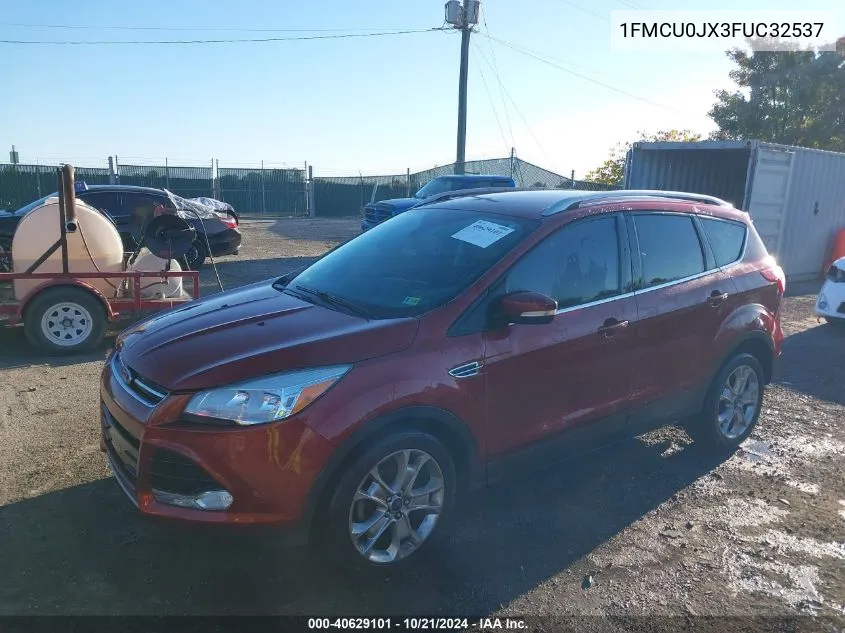 2015 Ford Escape Titanium VIN: 1FMCU0JX3FUC32537 Lot: 40629101