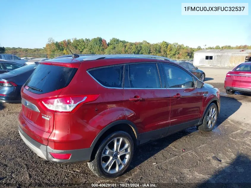 2015 Ford Escape Titanium VIN: 1FMCU0JX3FUC32537 Lot: 40629101