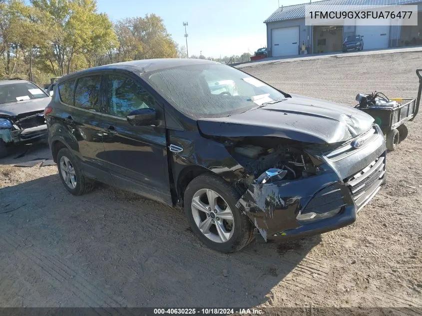 2015 Ford Escape Se VIN: 1FMCU9GX3FUA76477 Lot: 40630225